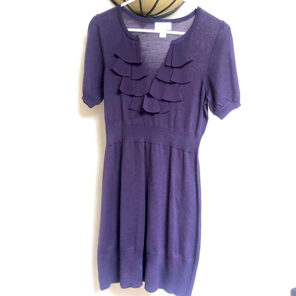 Purple Loft sweater dress, size S, never worn